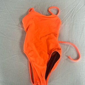 Jolyn Bright Orange Tie-Back